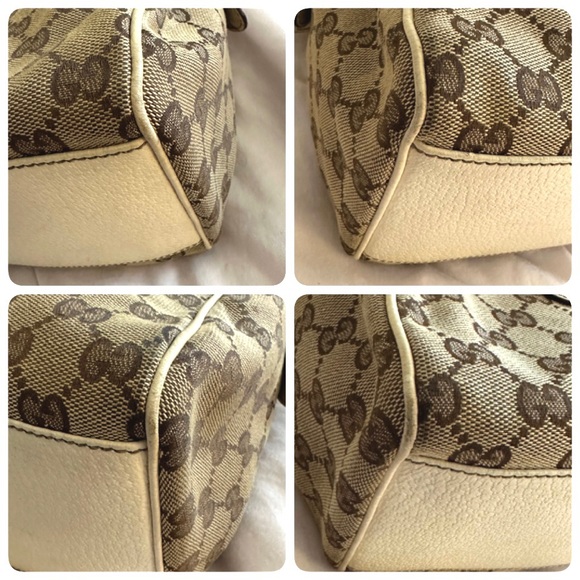 SOLD Gucci canvas tote zip bag/ shoulder bag authentic - Picture 9 of 9